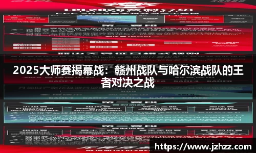 2025大师赛揭幕战：赣州战队与哈尔滨战队的王者对决之战